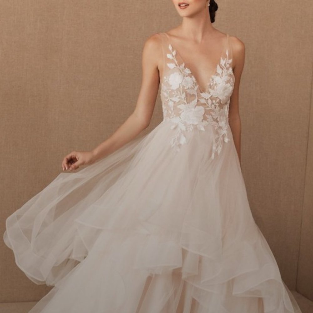 BHLDN Wtoo by Watters Valera Gown Size 4 14 NEW